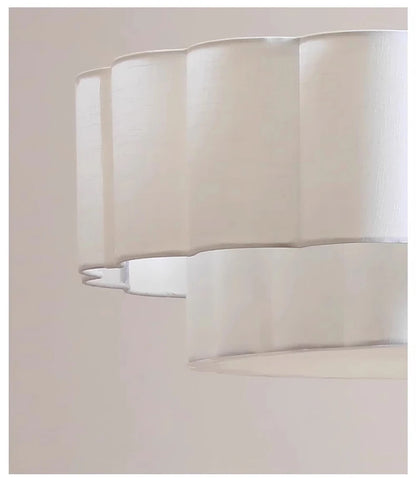 Nordic Minimalist Wabi Sabi Fabric Ceiling Chandelier Living Dining Room Bedroom Pendant Lights