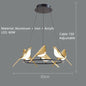 Nomi Chandelier birds chandelier Restaurant kitchen postmodern Decoration lustre design
