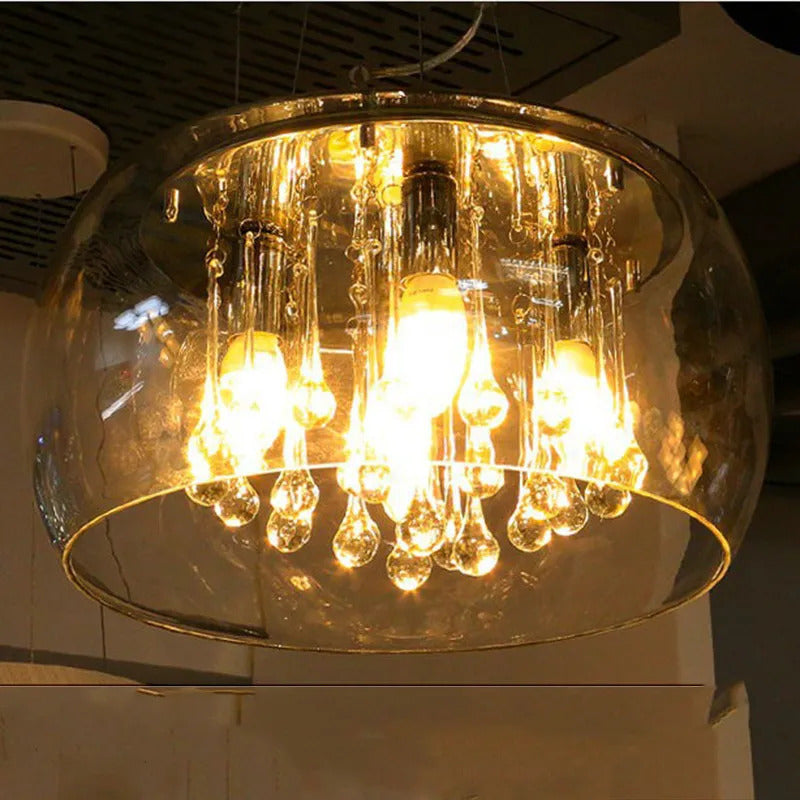 Nordic pendant lamp Luxury Glass Light Fixture crystal pendant lighting