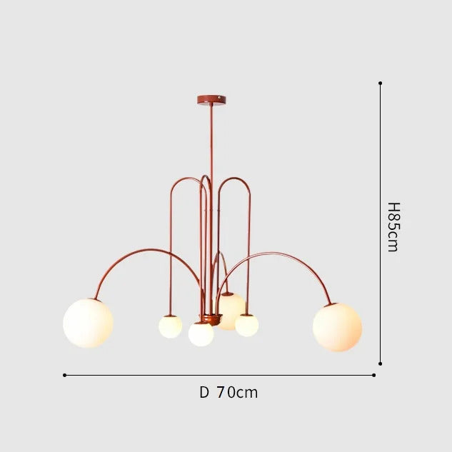 Nordic Minimalist Pendant Light Living Room Restaurant Lamp