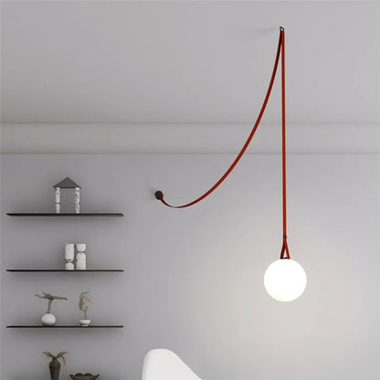 PLUSMINUS LED Belt Pendant lamp Trendy glass ball light