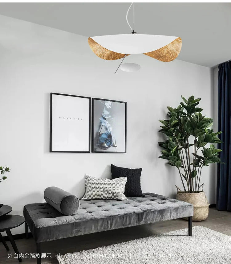 Catellani & Smith Lederam Manta Pendant Lamp Flying Saucer Hat industrial retro replica design lamp white black pendant light