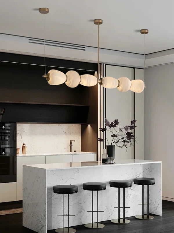 Nordic Luxury Pendant Lamp Designer All Copper Marble Pendant Lamp