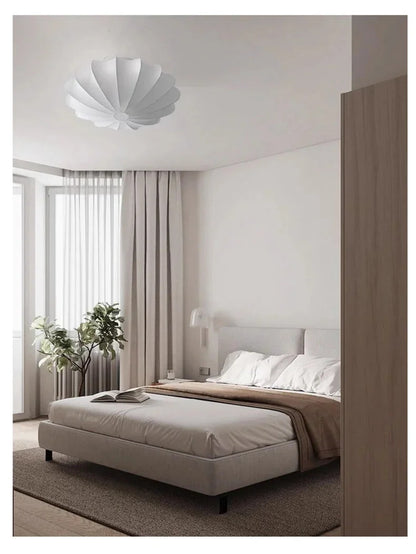 Wabi Sabi Silk Ceiling Lamps Living Room Bar Home Decor Lighting