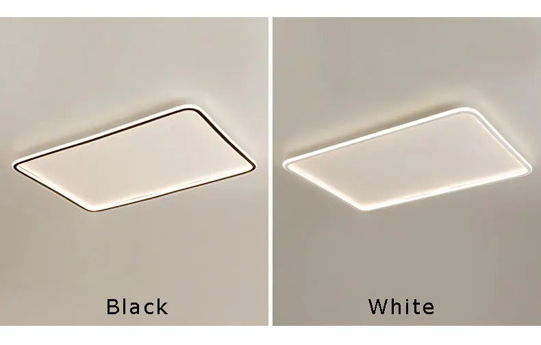 Modern with Remote Control Dimmable Flush Mount Bedroom Living Room Ceiling Light