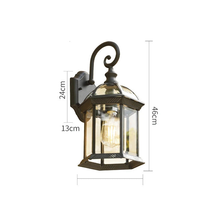 Outdoor Waterproof Wall Lamp Modern Villa Corridor Garden Exterior Lamp Wall light