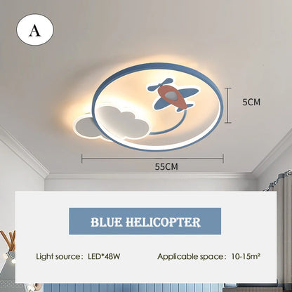 Children's Room Baby Room Ceiling Light LED Warm Boy Girl Bedroom Ceiling Lamps