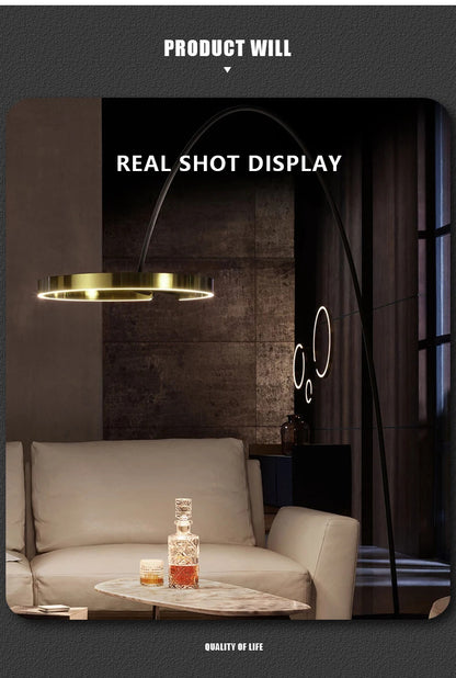 Designer Fishing Floor Lamp Nordic LED Living Room Floor Lamp