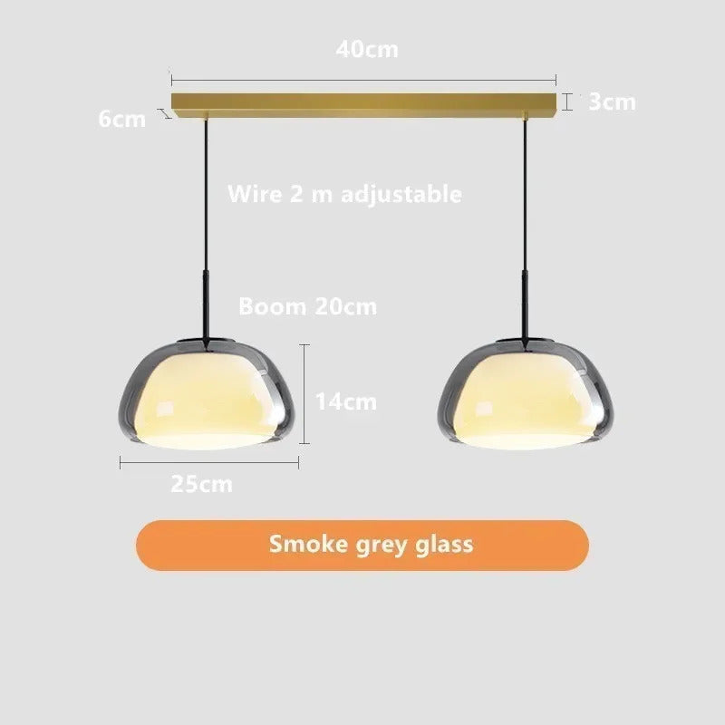 Danish Jelly Pendant lamp Bedroom bedside lamp