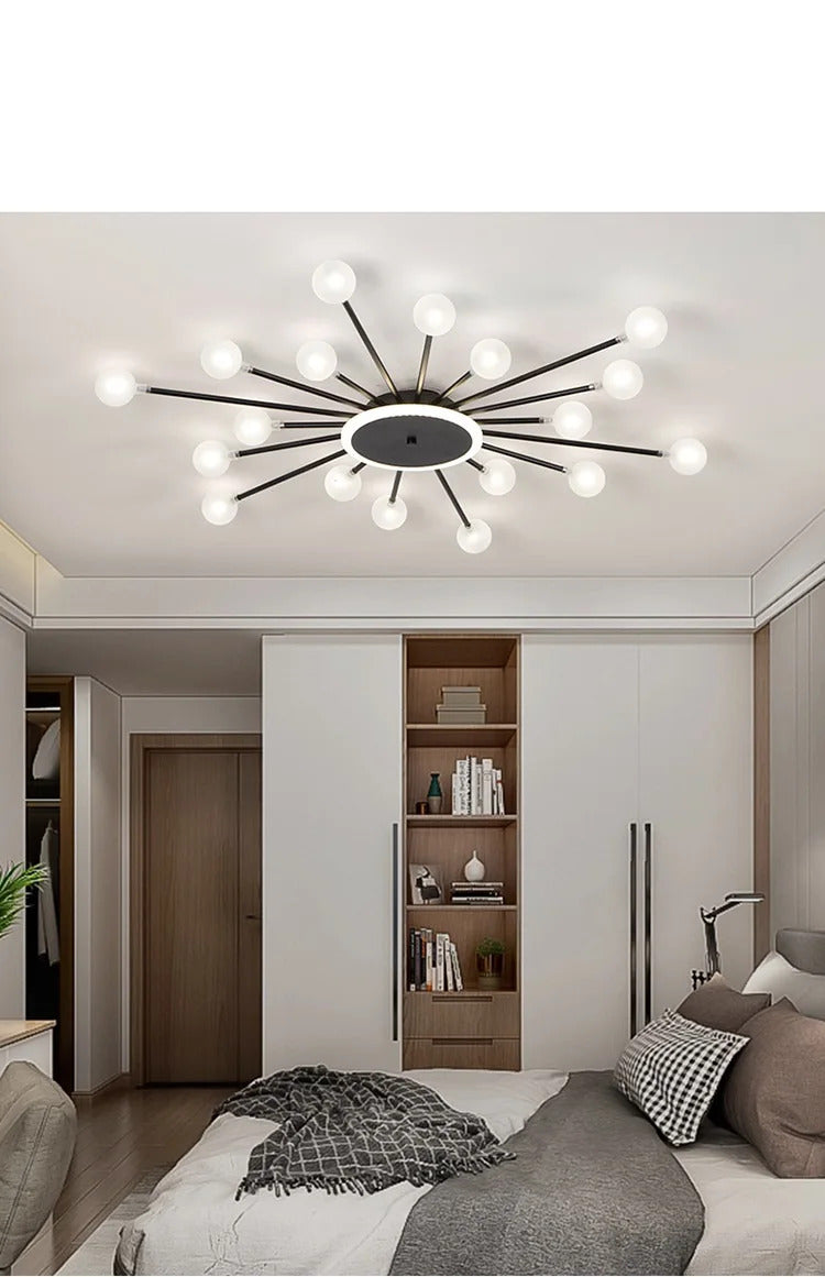 Modern glass ceiling light Living room kitchen light fixtures