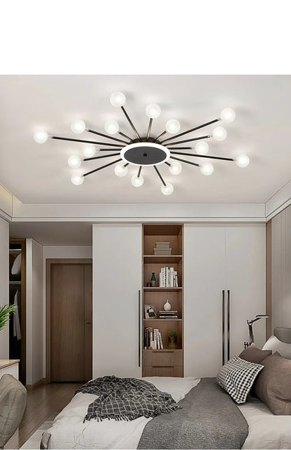 Modern glass ceiling light Living room kitchen light fixtures