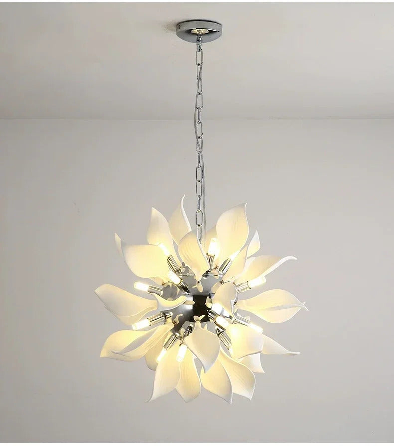 Nordic Petal chandelier Luxury Ceramic Pendant Lamp