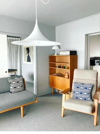 Modern French Designer LED Pendant Light for Dining Table Study Lamp Nordic Danish Restaurant Bar Counter Simple Decor Lighting