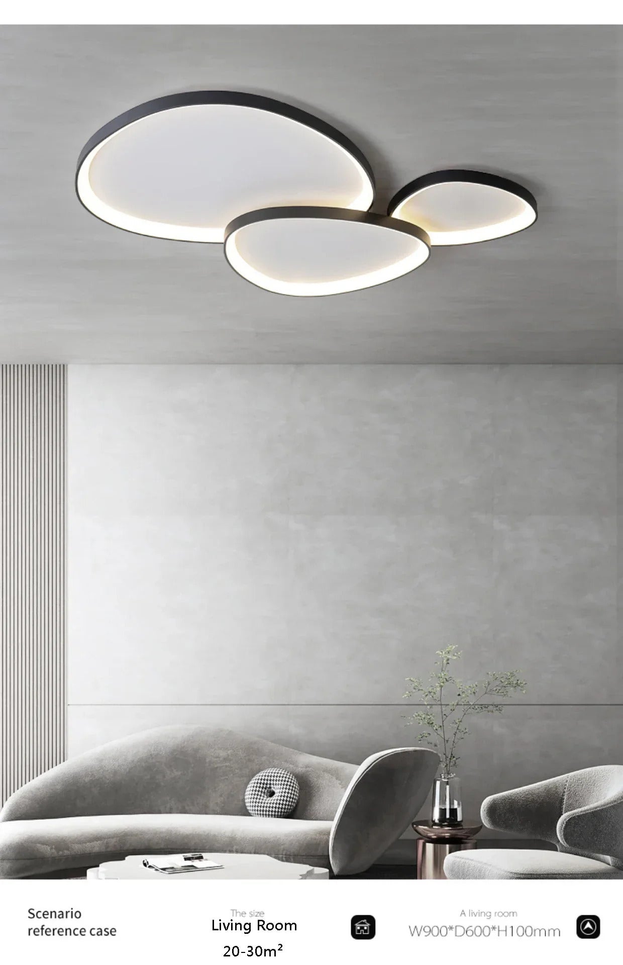 White ceiling light Home Bedroom ceiling lamp