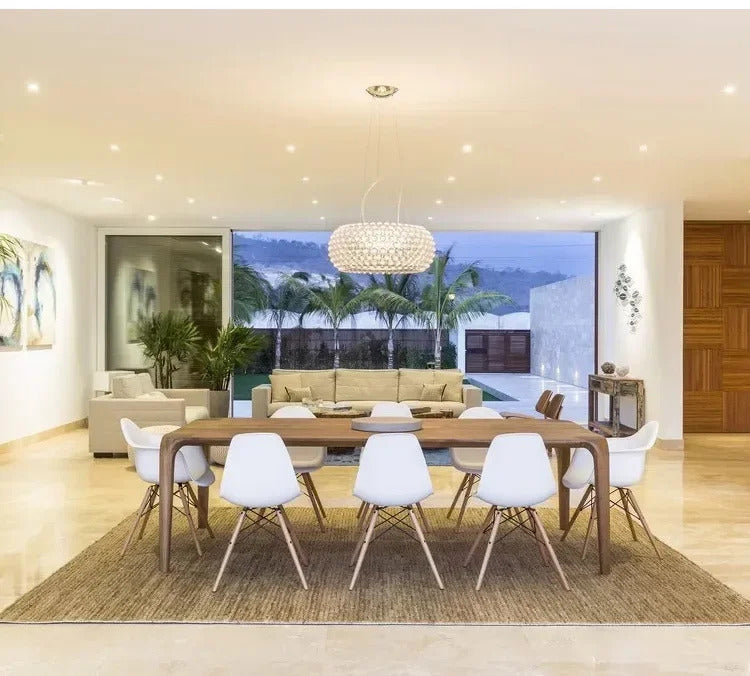 Nordic Foscarini Caboche LED Pendant Light Acrylic Ball Hanging Chandeliers Living Room Restaurant Decor Art Classical Luminaria