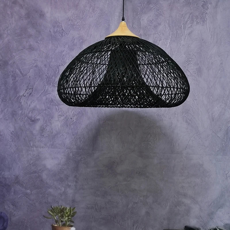 Rattan pendant light vintage Wabi-sabi Lights