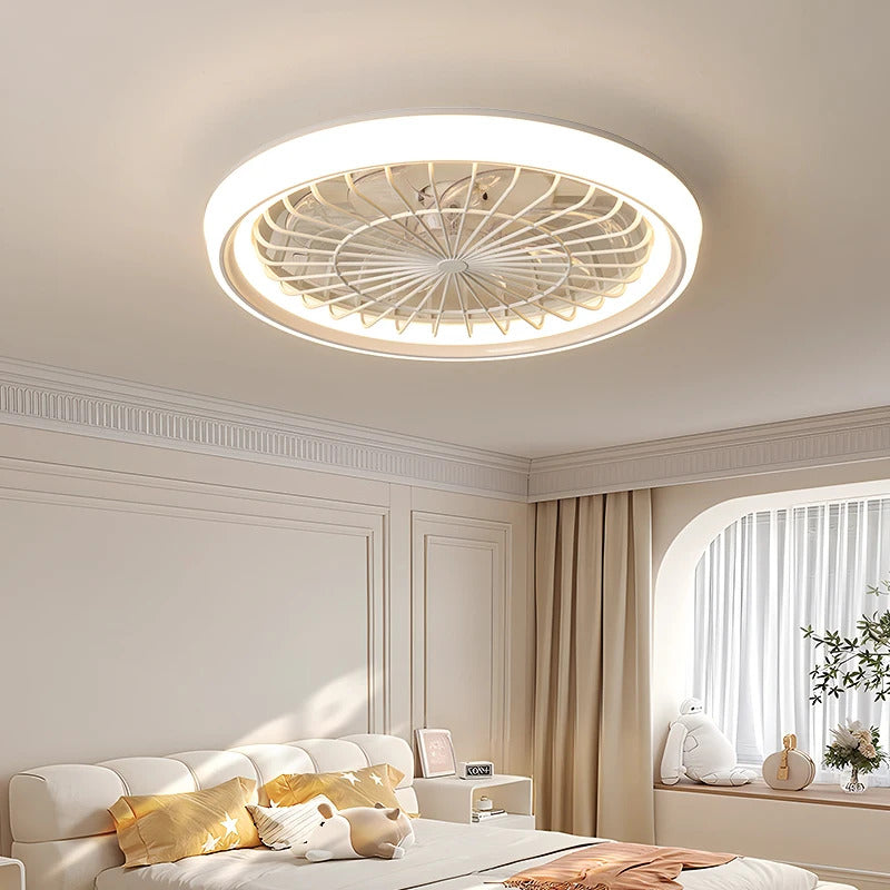 Minimalist Ceiling Fan Light Restaurant Full Spectrum Eye Protection Lamp