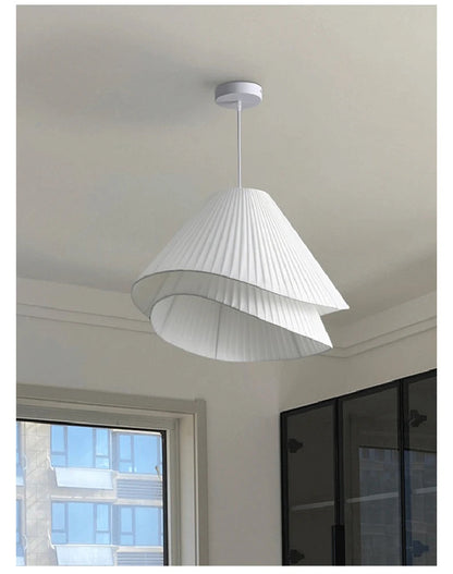 Lia Pendant lamp Nordic white fabric pendant light
