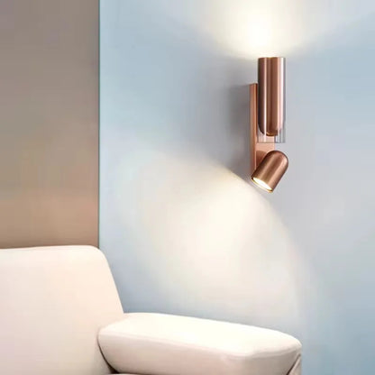 Bauhaus Italian wall lamp Modern minimalist Adjustable angle bedside night light