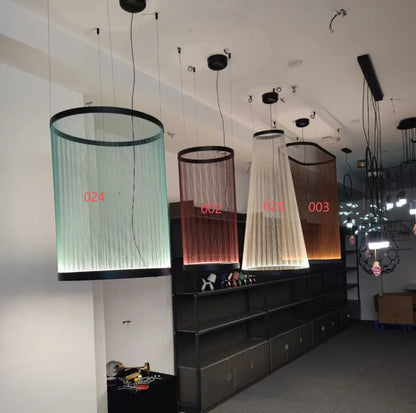 Spanish Tassel Chandelier Modern Villa Empty Stairs Living Dining Room Creative Chandelier