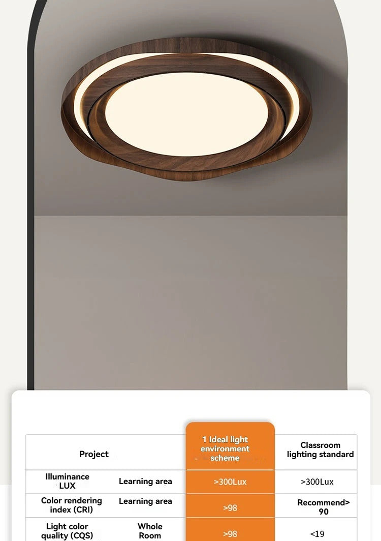 Modern Bladeless Ceiling Lamp Fan Living Room Silent Air Circulation Fan