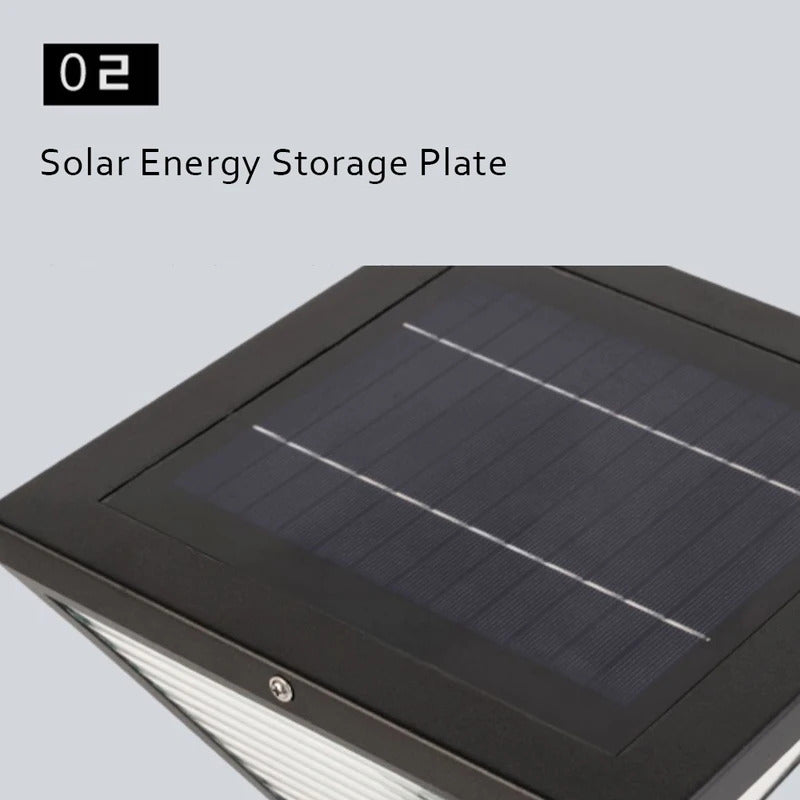 Outdoor Solar Tapered Pillar Lights Light Control Garden Light Sensor Outdoor Waterproof lamp