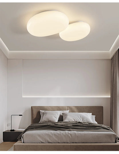 Milky white Ceiling Lamp esthetic room ceiling light fittings