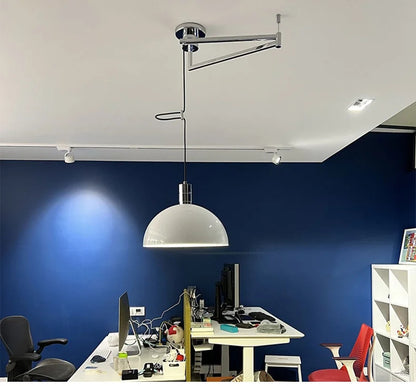 Bauhaus Telescoping Pendant Light Nordic Rocker Arm Movable swing hanging Lamps