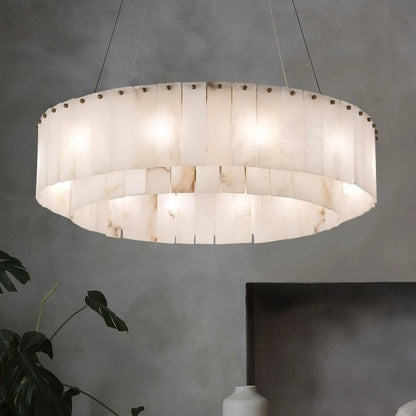 Rock Alabaster Chandelier 