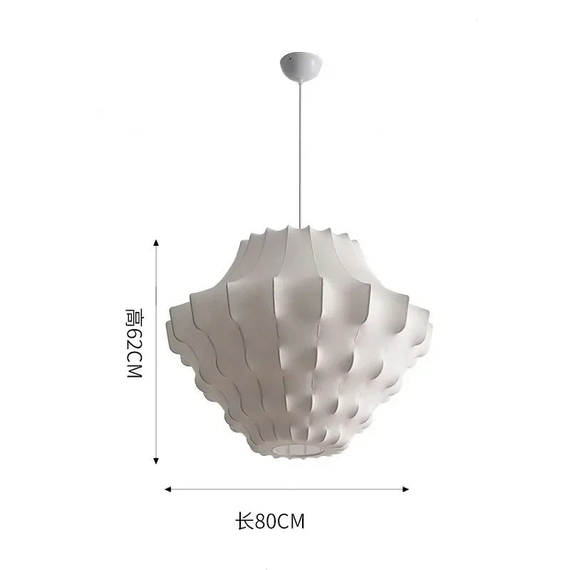 Creative Cocoon Pendant Lamp Wabi Sabi Style Pendant Light