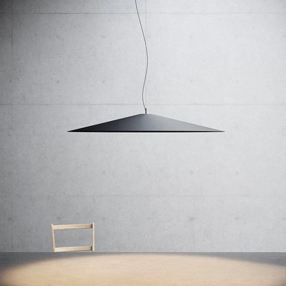 Minimalist black Flying Saucer Pendant lamp led round dining lamp