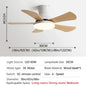 Nordic colorful Ceiling fan light Modern Children bedroom Indoor Ceiling fan lamp