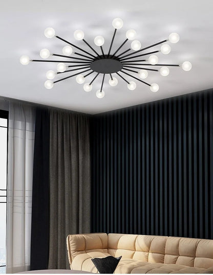 Modern glass ceiling light Living room kitchen light fixtures