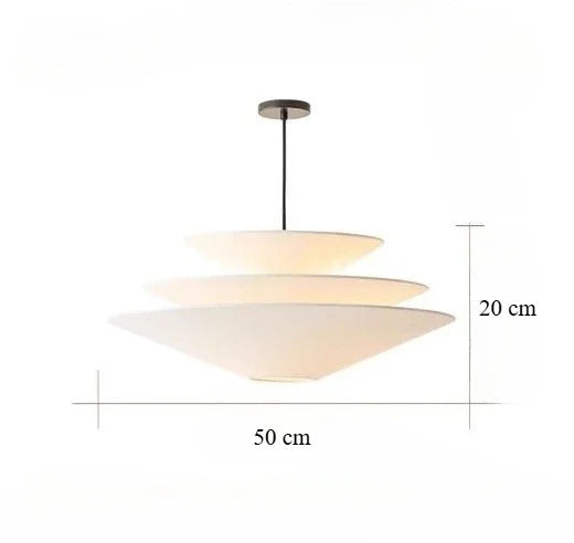 Gull Pendant Light Creative Umbrella Fabric Pendant Lamp
