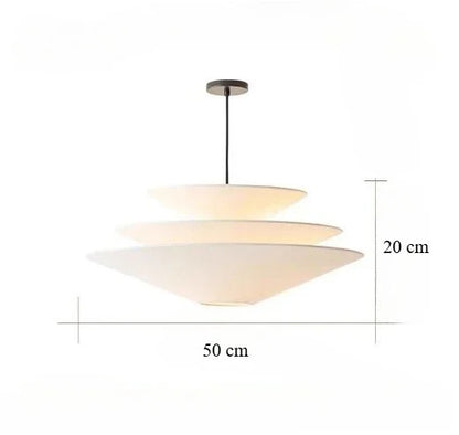Gull Pendant Light Creative Umbrella Fabric Pendant Lamp