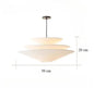 Gull Pendant Light Creative Umbrella Fabric Pendant Lamp