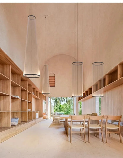 Spanish Tassel Chandelier Modern Villa Empty Stairs Living Dining Room Creative Chandelier