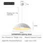 French Gypsum Pendant Light Nordic Designer Restaurant Chandelier