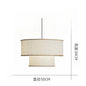 French Style Fabric Pendant Lamp Wabi Sabi Handmade Pendant Light