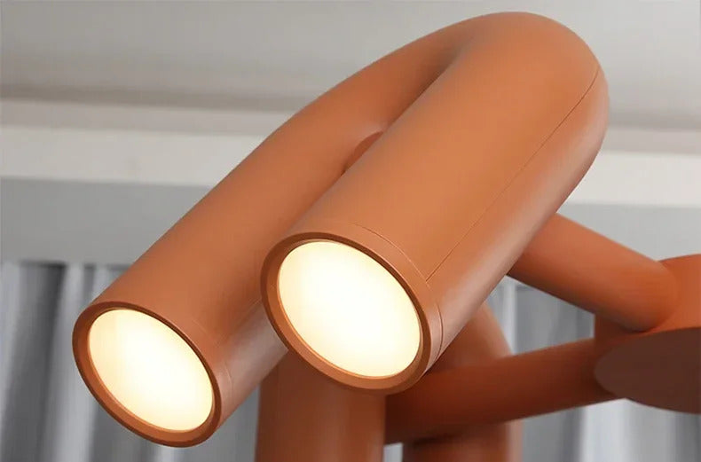 Nordic Creative U-shaped Living Room Chandelier Restaurant Personality Art Model Designer Home Decorative LED Pendant Lights