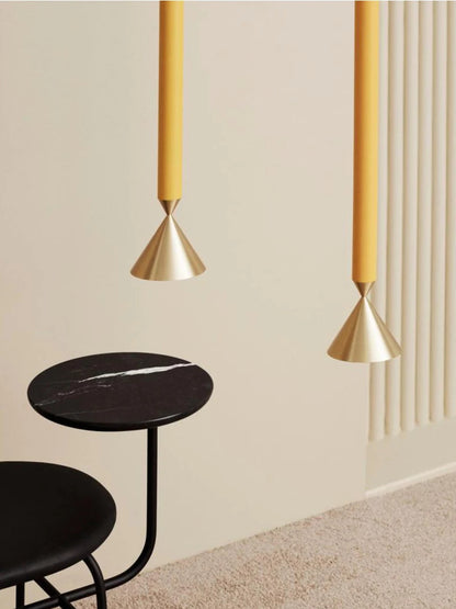 Italian Designer minimalist pendant light Apollo long pole small chandelier LED Hanging Lamp