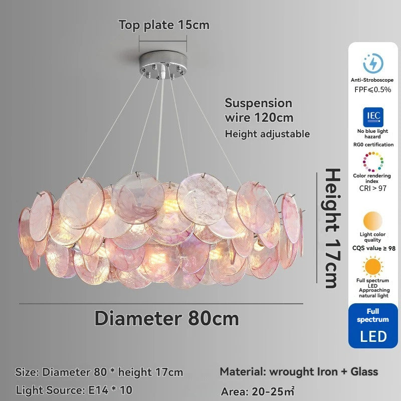 Camisa Murano Glass Chandelier Living Room art deco chandelier