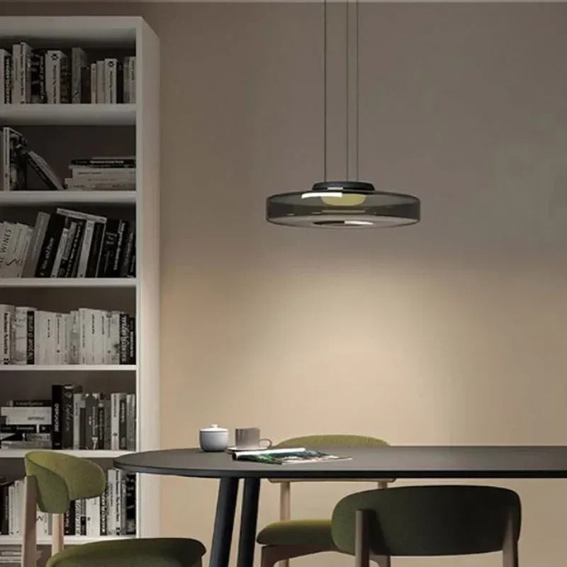 Nordic LED Glass Chandelier for Restaurant Bedroom Dining Room Table Glass Pendant Lights  Home Decoration