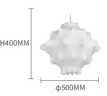 Creative Cocoon Pendant Lamp Wabi Sabi Style Pendant Light