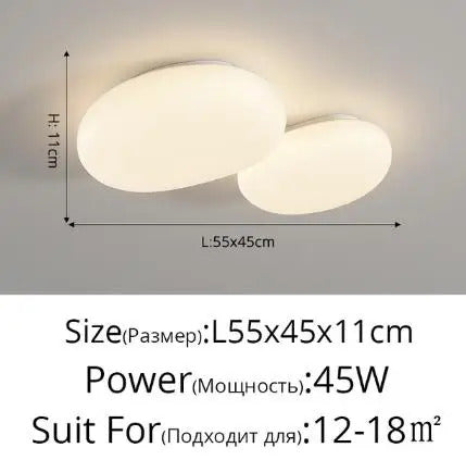 Milky white Ceiling Lamp esthetic room ceiling light fittings