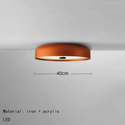 vertigo bird KAT LED ceiling light Bedroom Black White Orange Ceiling Light