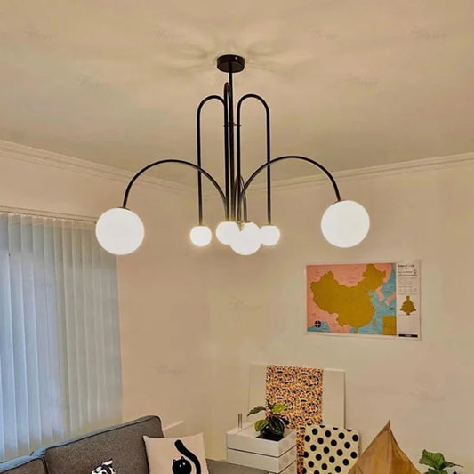 Nordic Minimalist Pendant Light Living Room Restaurant Lamp