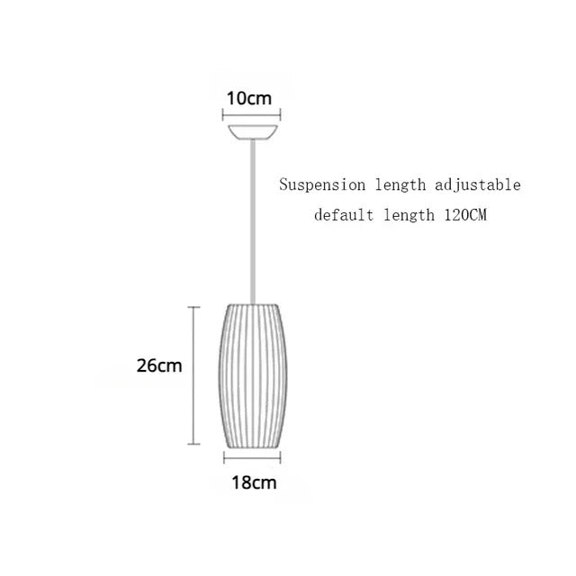 George nelson lamp Hall Dining room Pendent lamp