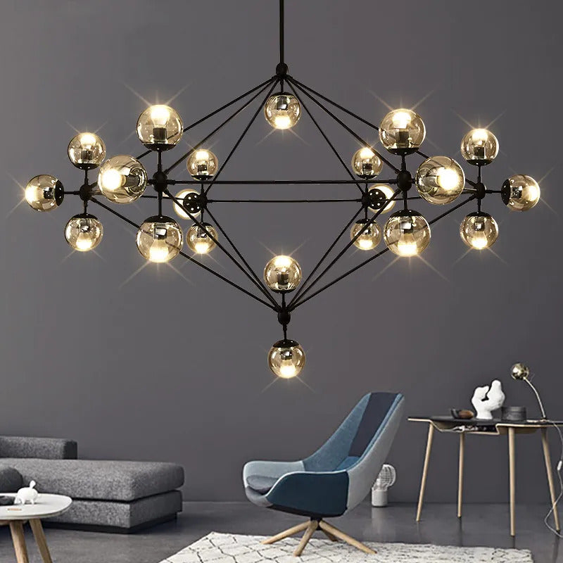 Possini Euro Gable Modo Chandeliers industrial chandelier