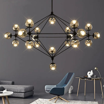 Possini Euro Gable Modo Chandeliers industrial chandelier